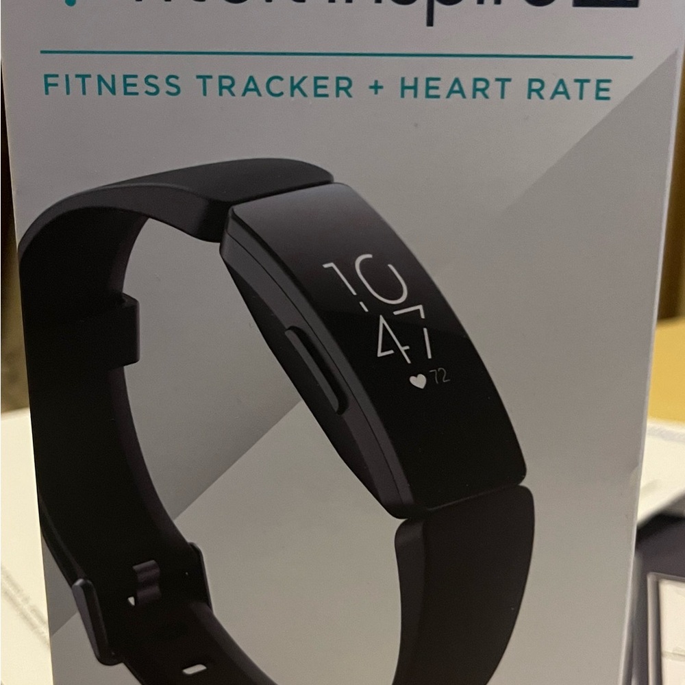 Fitbit Black Smartwatch with Heart Rate Monitor